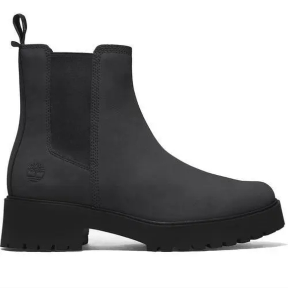 Timberland Shoes - New Timberland Carnaby Cool Womens Ladies Black Pull On Chelsea Ankle Boots 9